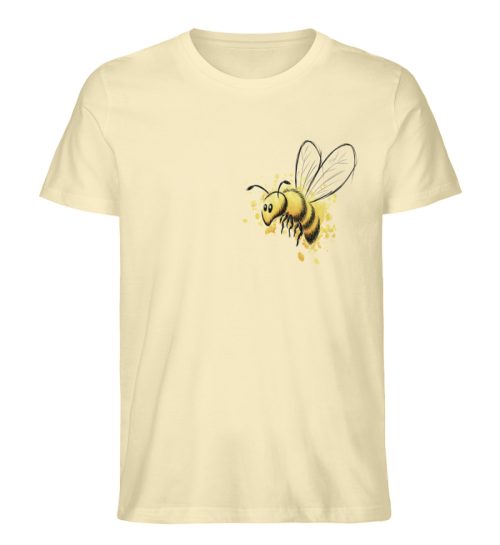 Lässige kleine Honig-Biene - Herren Premium Organic Shirt-7131