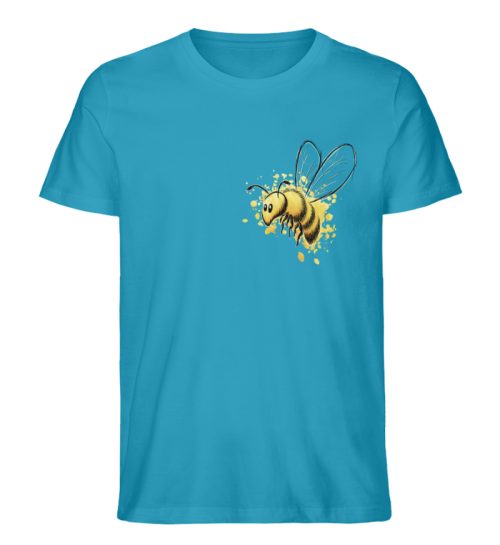 Lässige kleine Honig-Biene - Herren Premium Organic Shirt-6885
