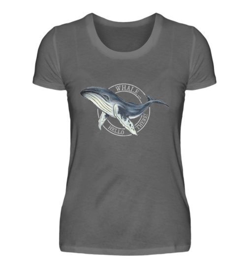 Whale, Hello There | Buckelwal - Damen Premiumshirt-627