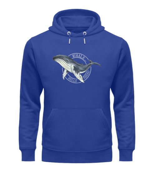 Whale, Hello There | Buckelwal - Unisex Organic Hoodie-668