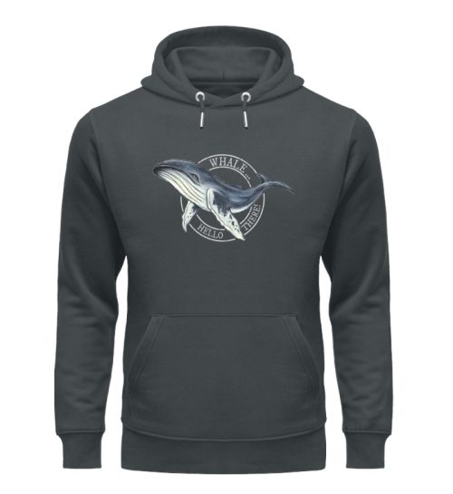 Whale, Hello There | Buckelwal - Unisex Organic Hoodie-7147
