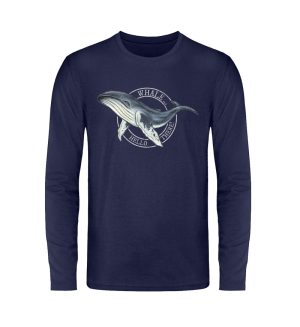 Whale, Hello There | Buckelwal - Unisex Long Sleeve T-Shirt-198