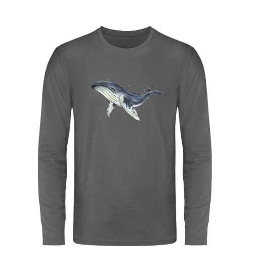 Tiefsee Ozean-Riese Buckelwal - Unisex Long Sleeve T-Shirt-627