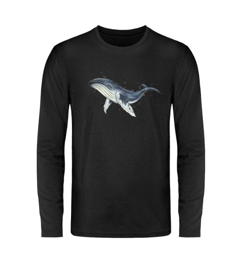 Tiefsee Ozean-Riese Buckelwal - Unisex Long Sleeve T-Shirt-16