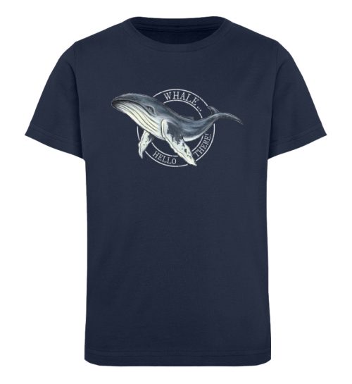 Whale, Hello There | Buckelwal - Kinder Organic T-Shirt-6887