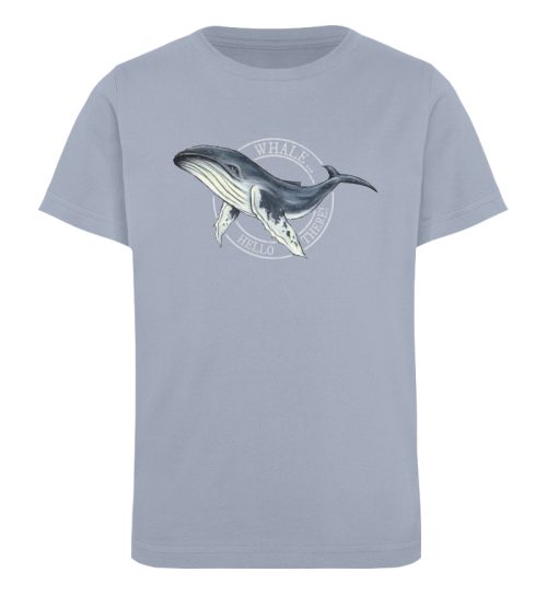 Whale, Hello There | Buckelwal - Kinder Organic T-Shirt-7164