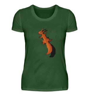 Süßes Eichhörnchen klettert - Damen Premiumshirt-2936
