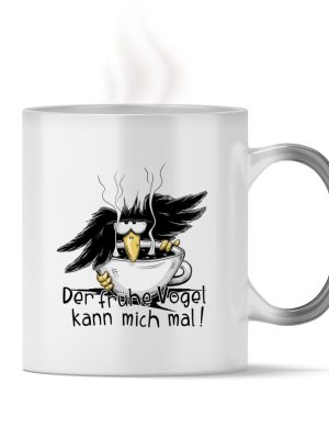 Der frühe Vogel kann mich mal - Magic - Tasse-16