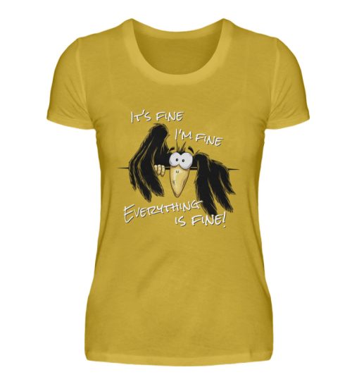 I’m Fine Rabe | Alles Gut Krähe - Damen Premiumshirt-2980