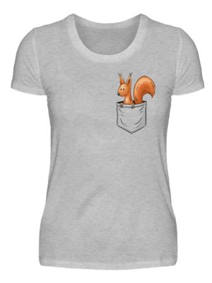 Lässiges Eichhörnchen In Tasche - Damenshirt-17