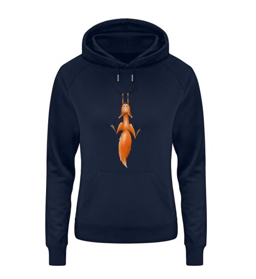 rotes Eichhörnchen hängt ab - Damen Organic Hoodie ST/ST-6887