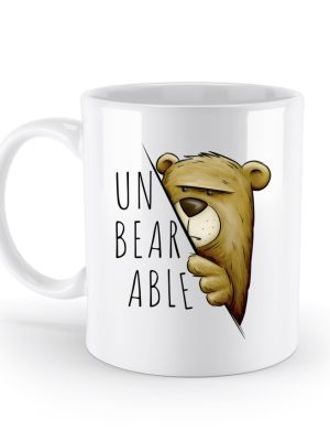 Unbearable - Unerträglich Bär - Standard Tasse-3