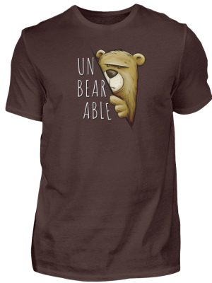 Unbearable - Unerträglich Bär - Herren Shirt-1074