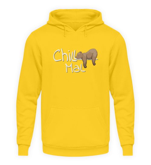 Chill Mal schläfriger Braunbär - Unisex Kapuzenpullover Hoodie-1774