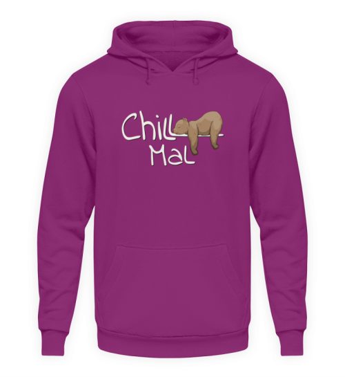 Chill Mal schläfriger Braunbär - Unisex Kapuzenpullover Hoodie-1658