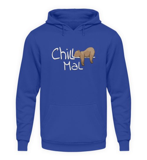 Chill Mal schläfriger Braunbär - Unisex Kapuzenpullover Hoodie-668