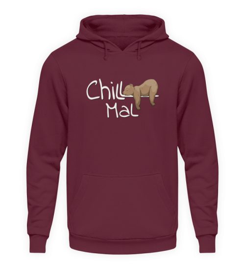 Chill Mal schläfriger Braunbär - Unisex Kapuzenpullover Hoodie-839