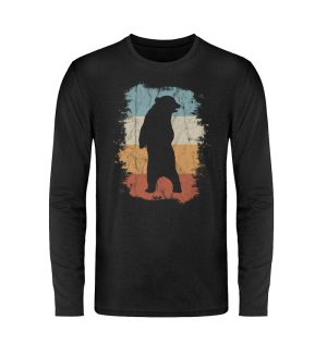 Retro Bären-Silhouette - Unisex Long Sleeve T-Shirt-16