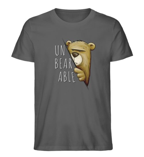 Unbearable - Unerträglich Bär - Herren Premium Organic Shirt-6896