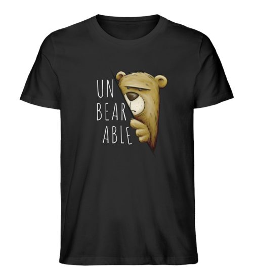Unbearable - Unerträglich Bär - Herren Premium Organic Shirt-16