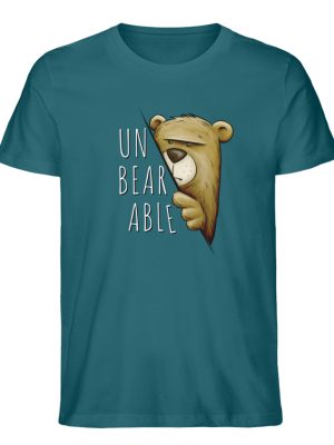 Unbearable - Unerträglich Bär - Herren Premium Organic Shirt-6889