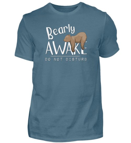 Bearly Awake Bitte nicht stören Bär - Herren Shirt-1230