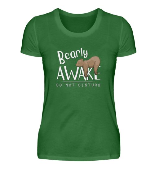 Bearly Awake Bitte nicht stören Bär - Damen Premiumshirt-30