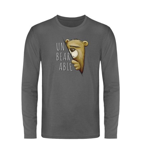 Unbearable - Unerträglich Bär - Unisex Long Sleeve T-Shirt-627