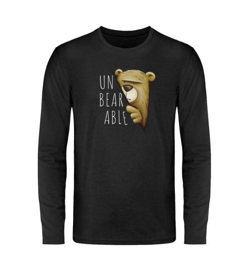 Unbearable - Unerträglich Bär - Unisex Long Sleeve T-Shirt-16