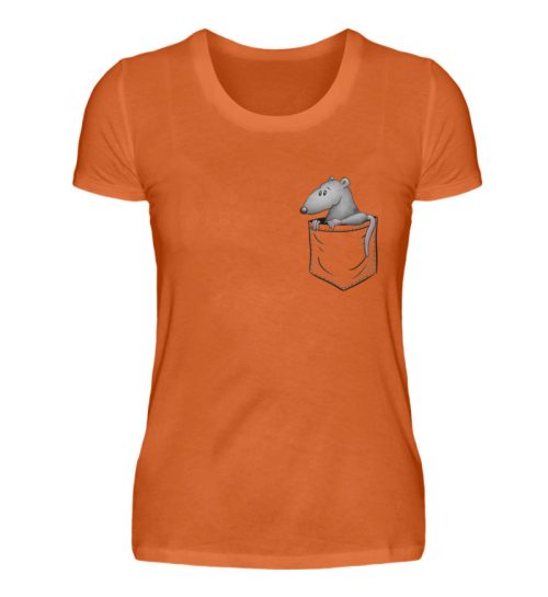 Kleine Ratte in der Tasche - Damen Premiumshirt-2953