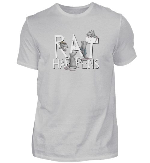 Rat Happens Ratten - Herren Shirt-1157