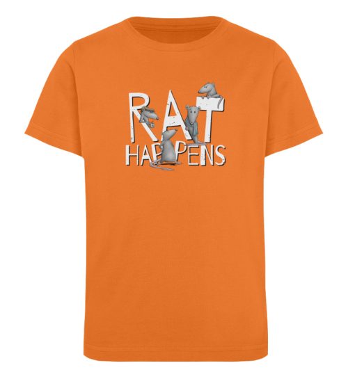 Rat Happens Ratten - Kinder Organic T-Shirt-6902