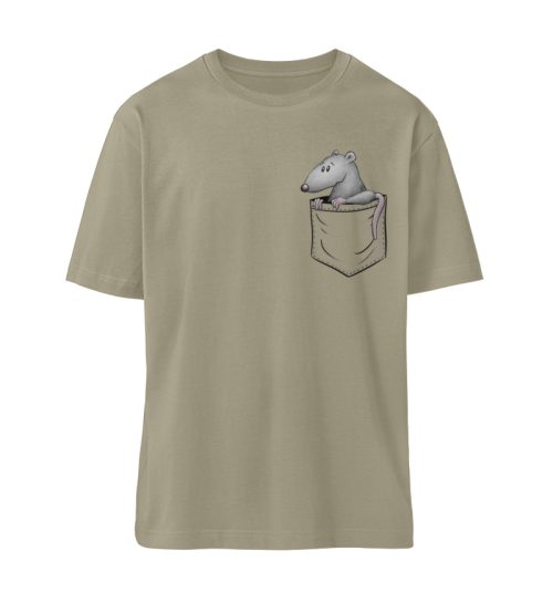 Kleine Ratte in der Tasche - Organic Relaxed Shirt ST/ST-651