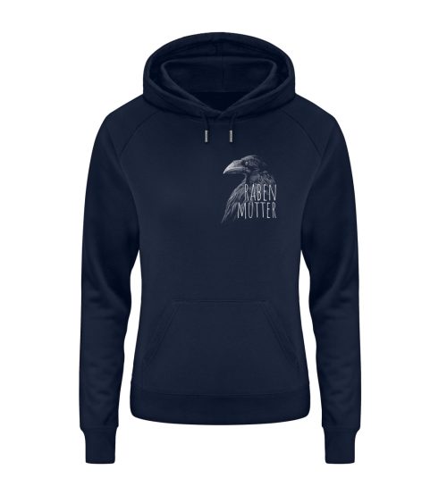 Rabenmutter schwarze Krähe Rabe - Damen Organic Hoodie ST/ST-6887