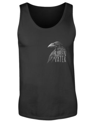 Rabenvater schwarzer Rabe Krähe - Herren Tanktop-16