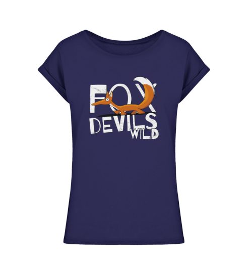 Fox-Devils-Wild Fuchs - Ladies Extended Shoulder Tee-6901