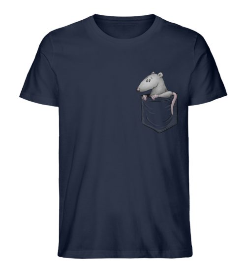 Kleine Ratte in der Tasche - Herren Premium Organic Shirt-6887