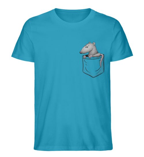 Kleine Ratte in der Tasche - Herren Premium Organic Shirt-6885