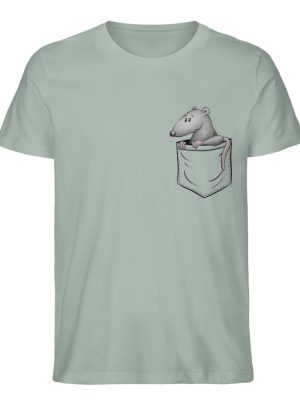 Kleine Ratte in der Tasche - Herren Premium Organic Shirt-7216