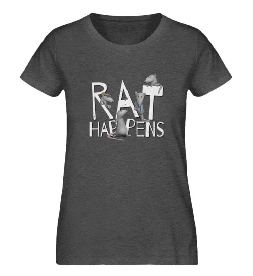 Rat Happens Ratten - Damen Premium Organic Shirt-6898