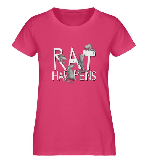Rat Happens Ratten - Damen Premium Organic Shirt-6900
