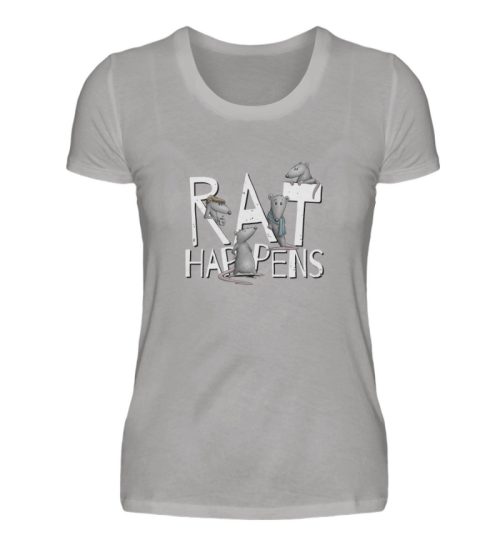 Rat Happens Ratten - Damen Premiumshirt-2998