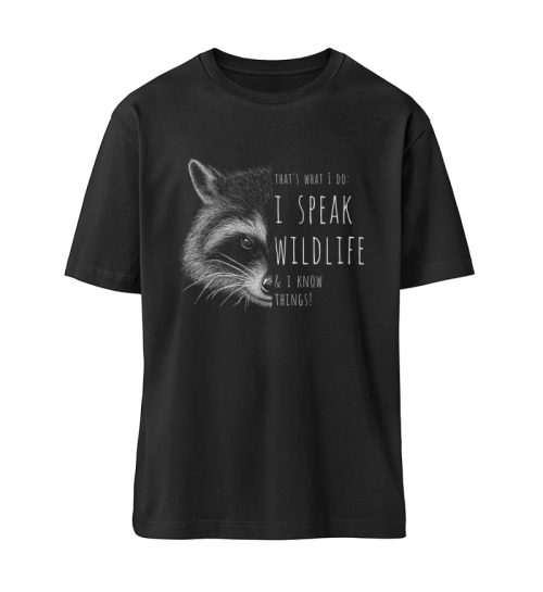 I Speak Wildlife And I Know Waschbär - Organic Relaxed Shirt ST/ST-16