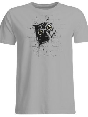 Owl Be Fine Street Art Eule - Übergrößenshirt-645