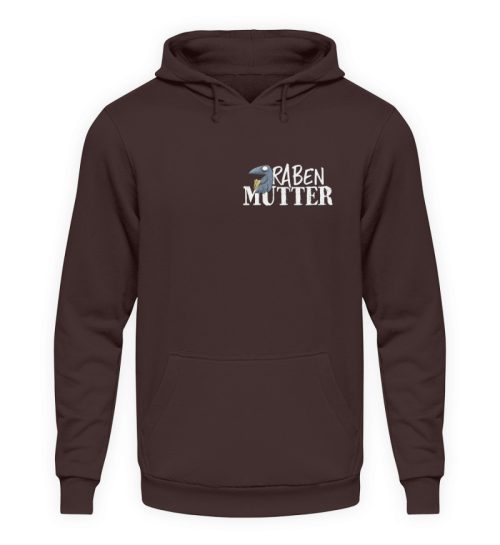 Rabenmutter Krähenmama - Unisex Kapuzenpullover Hoodie-1604