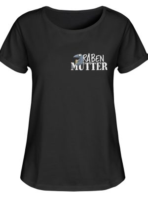 Rabenmutter Krähenmama - Damen RollUp Shirt-16