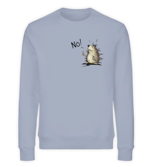 Nö! Grummeliger Igel - Unisex Organic Sweatshirt-7164