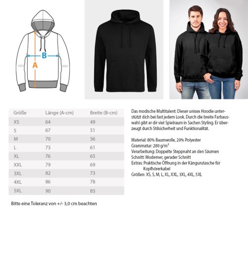 Moin kreischende japanische Enso Möwe  - Unisex Kapuzenpullover Hoodie – Bild 9