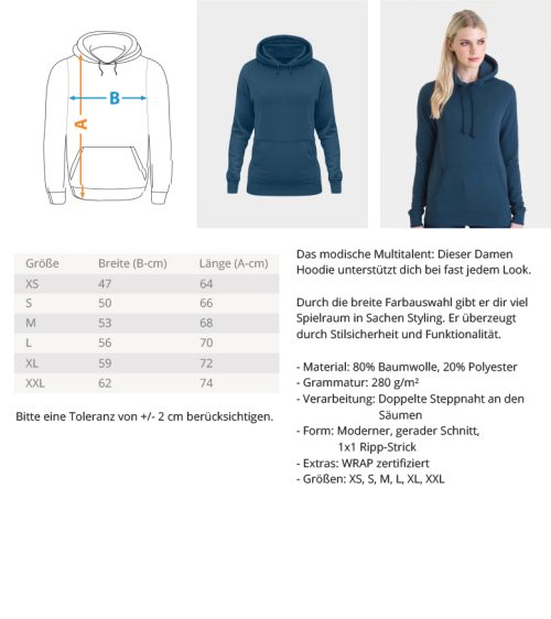 Nope! Frecher verwegener Waschbär  - Damen Hoodie – Bild 7