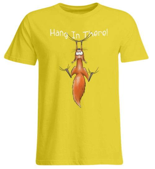Hang In There | Lässiges Eichhörnchen - Übergrößenshirt-1102